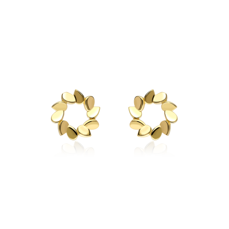 Pendientes Oro 18k "Crowns"