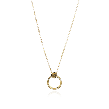 Gargantilla Oro 18k y circonitas "Icons"