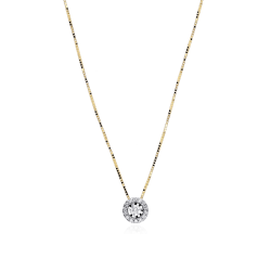 Gargantilla Oro 18k y diamantes 0.11cts "Girare"