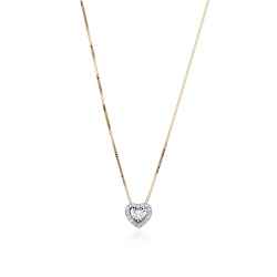 Gargantilla Oro 18k y diamantes 0.103cts "Mirare"