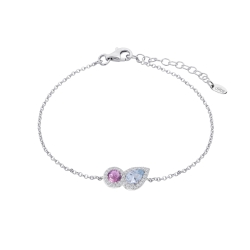 Pulsera Lotus Silver Plata primera ley y circonitas LP3841-2/1