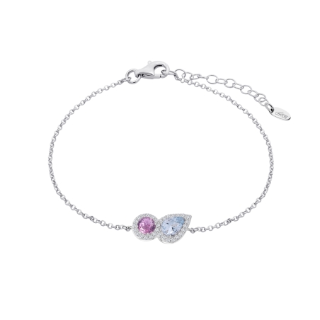 Pulsera Lotus Silver Plata primera ley y circonitas LP3841-2/1