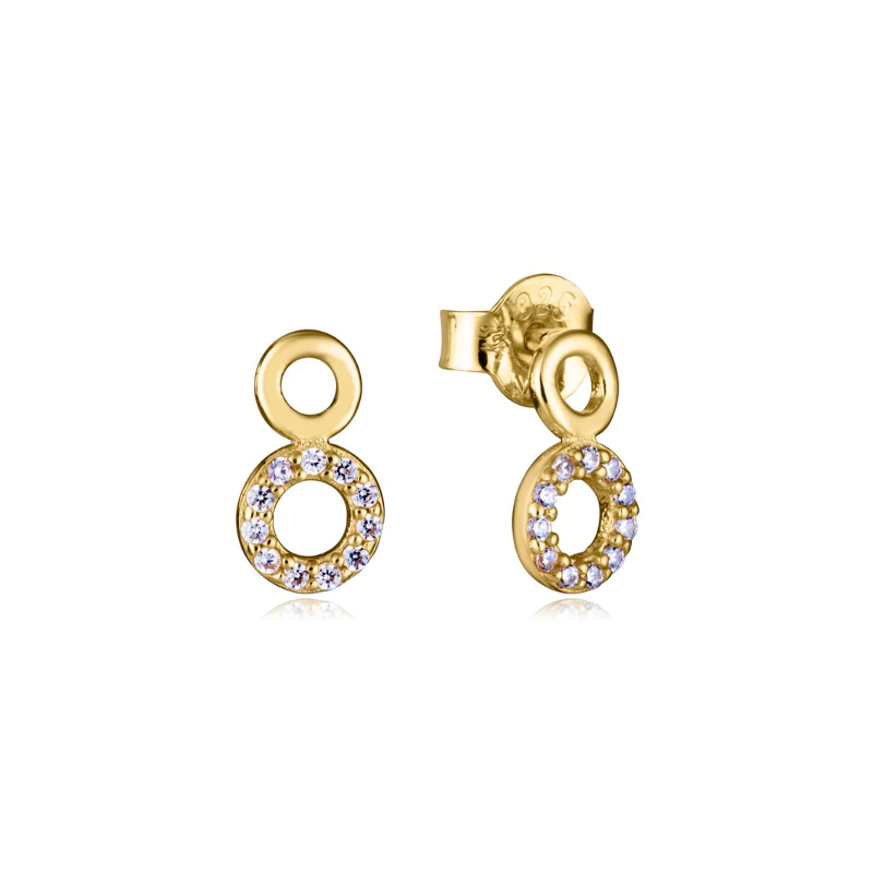 Pendientes Viceroy Plata con Baño de Oro 9135E100-30