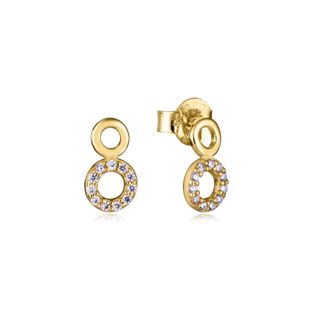 Pendientes Viceroy Plata con Baño de Oro 9135E100-30