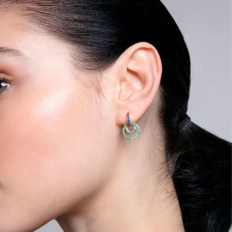 Pendientes Viceroy Mujer Baño Oro y Circonitas 13195E100-99