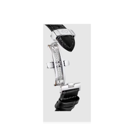 Reloj Jaguar Hombre Acamar Acero Piel Negro J1042/1