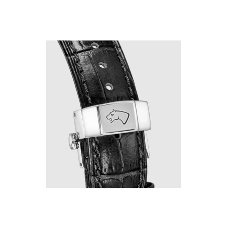 Reloj Jaguar Hombre Acamar Acero Piel Negro J1042/1