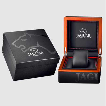 Reloj Jaguar Hombre Acamar Acero Piel Negro J1042/1