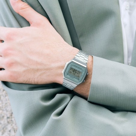 Reloj Casio Iconic Unisex Verde A168WA-3AYES