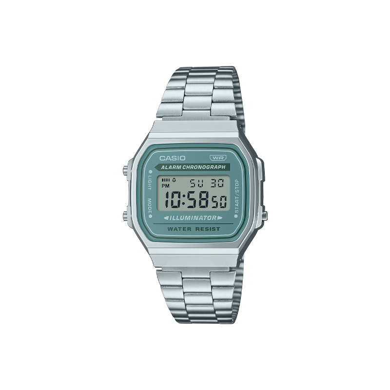 Reloj Casio Iconic Unisex Verde A168WA-3AYES