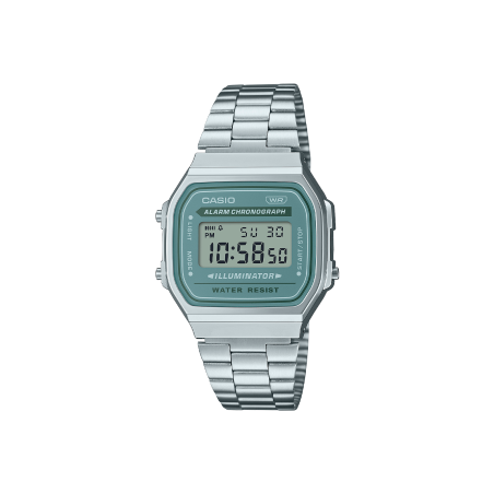 Reloj Casio Iconic Unisex Verde A168WA-3AYES