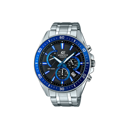 Reloj Casio Edifice Hombre Esfera Negra y Azul EFR-552D-1AVUEF