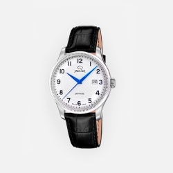 Reloj Jaguar Hombre Acamar Acero Piel Negro J1042/1