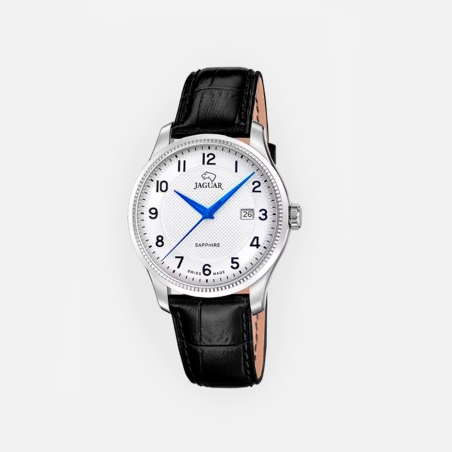 Reloj Jaguar Hombre Acamar Acero Piel Negro J1042/1