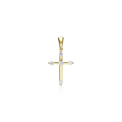 Colgante Cruz Oro 18k "Abner"