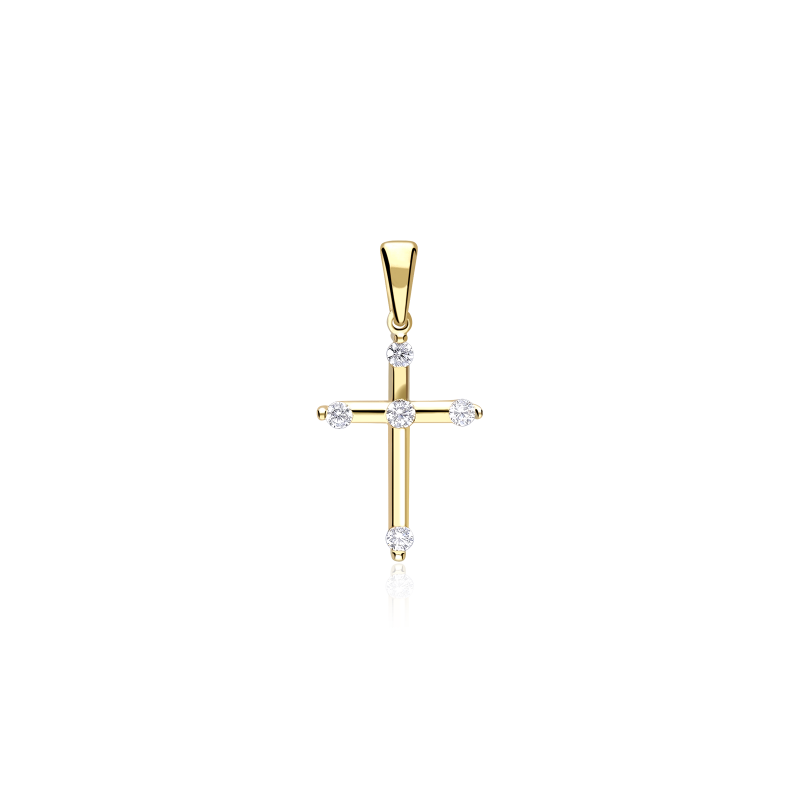 Colgante Cruz Oro 18k "Abner"