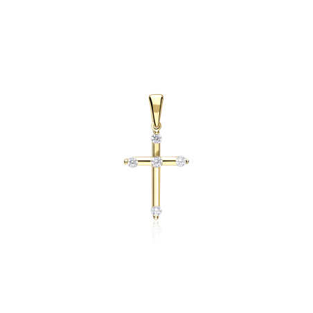 Colgante Cruz Oro 18k "Abner"
