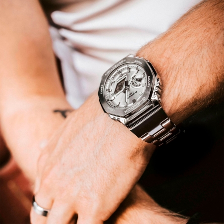 Reloj Casio G-Shock Hombre G-Steel Gris GM-2110D-7AER