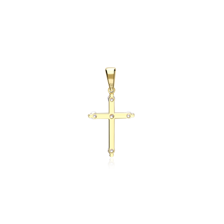 Colgante Cruz Oro 18k "Abner"