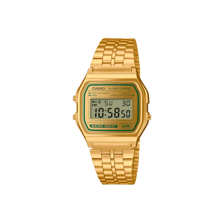 Reloj Casio Vintage Hombre Acero Dorado A158WEGV-9AEF