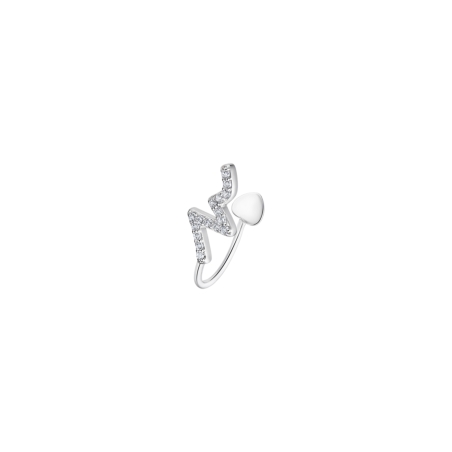 Pendiente Lotus Silver Plata y circonitas LP3361-9/1