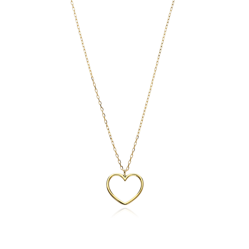Gargantilla Oro 18k corazón "Aymara"