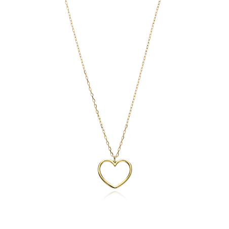 Gargantilla Oro 18k corazón "Aymara"