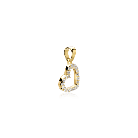 Colgante Oro 18k y circonitas "Julieta"