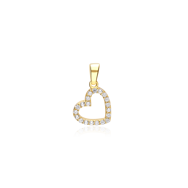 Colgante Oro 18k y circonitas "Julieta"