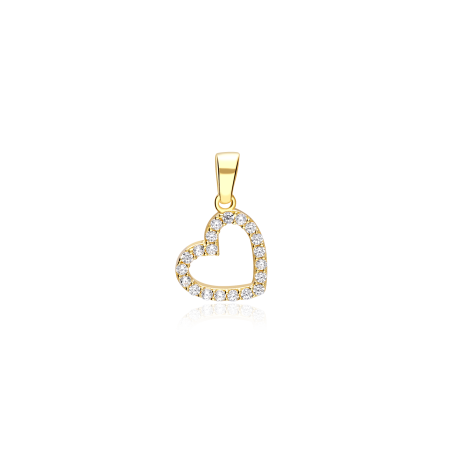 Colgante Oro 18k y circonitas "Julieta"