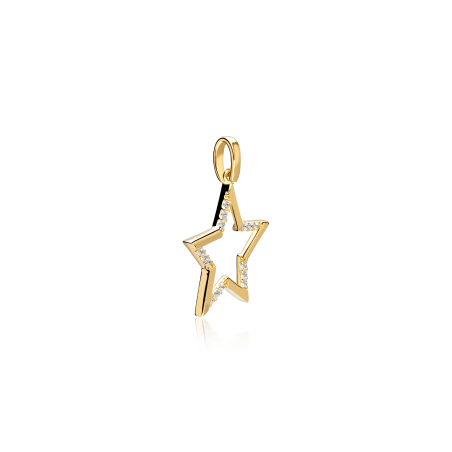 Colgante Oro 18k y circonitas "Galena"