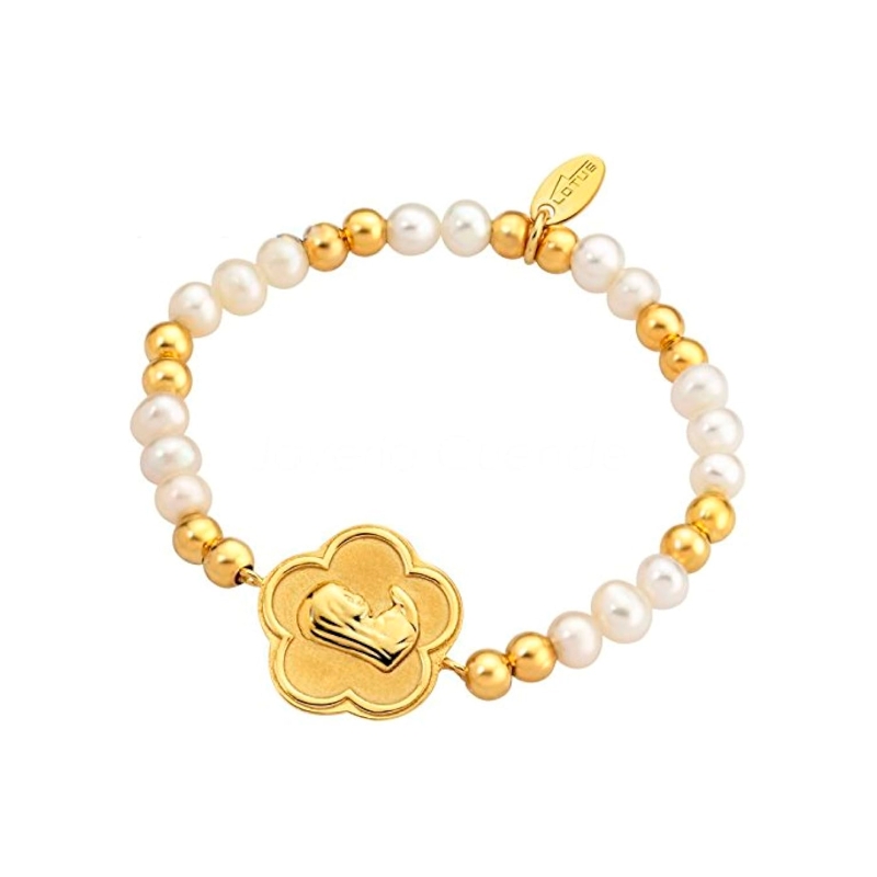 Pulsera Lotus Silver Plata y perlas LP1265-2/2
