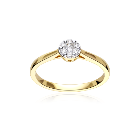 Anillo Oro 18k y diamantes 0.15cts "Sizem"