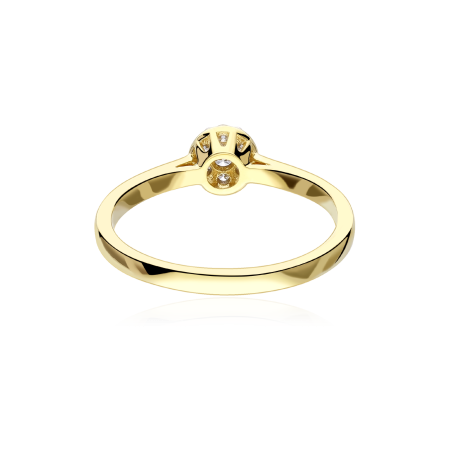 Anillo Oro 18k y diamantes 0.15cts "Sizem"