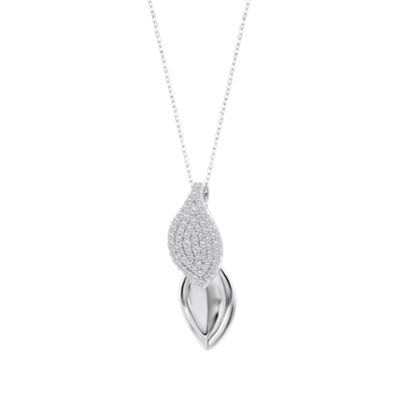 Collar Lotus Silver Plata y circonitas LP3843-1/1