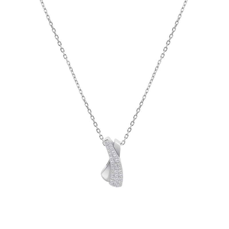 Collar Lotus Silver Plata y circonitas LP3845-1/1