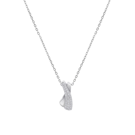 Collar Lotus Silver Plata y circonitas LP3845-1/1