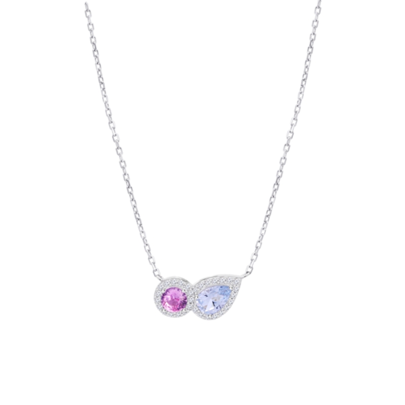 Collar Lotus Silver Plata y circonitas LP3841-1/1