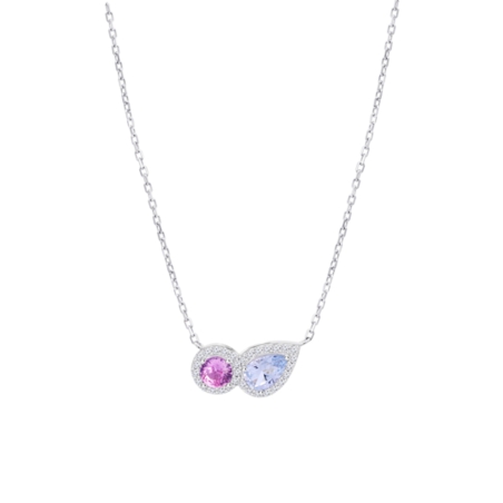 Collar Lotus Silver Plata y circonitas LP3841-1/1