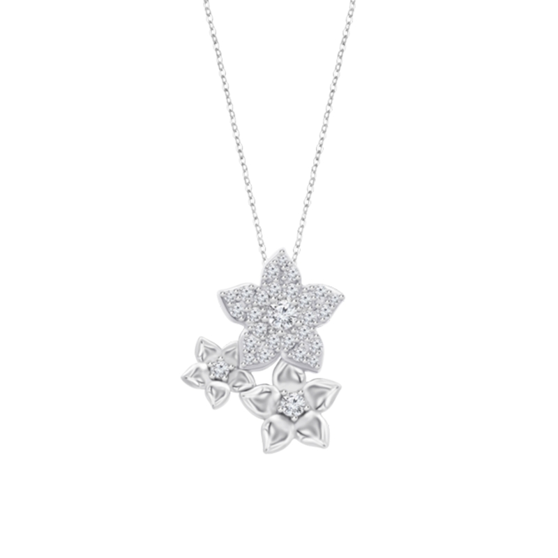 Collar Lotus Silver Plata y circonitas LP3836-1/1