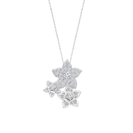 Collar Lotus Silver Plata y circonitas LP3836-1/1