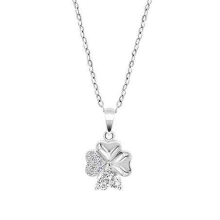 Collar Lotus Silver Plata y circonitas LP3851-1/1