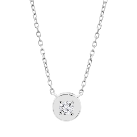 Collar Lotus Silver Plata y circonita LP3850-1/1