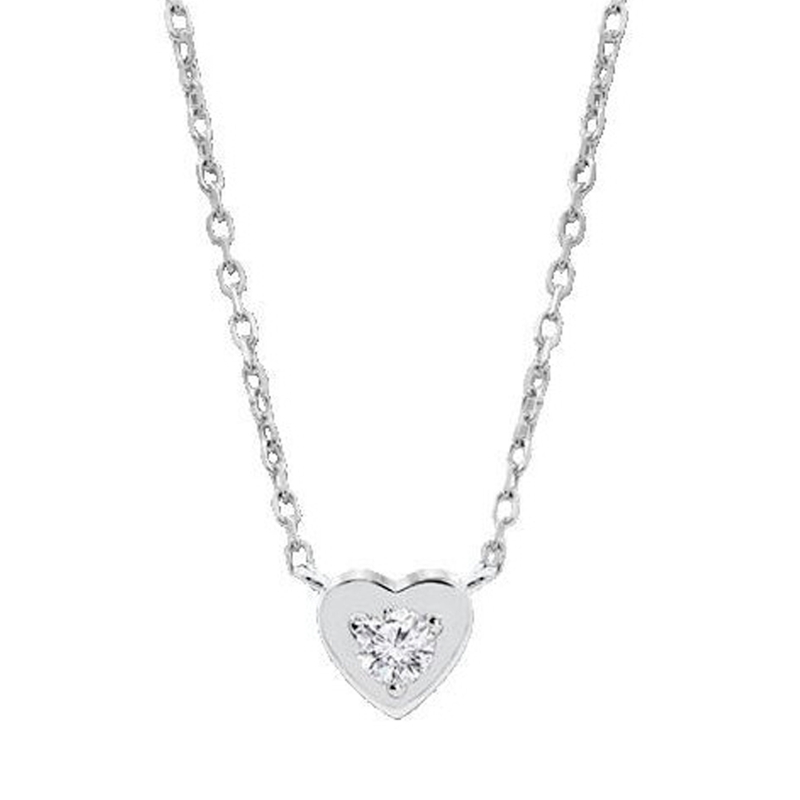 Collar Lotus Silver Plata y circonita LP3849-1/1