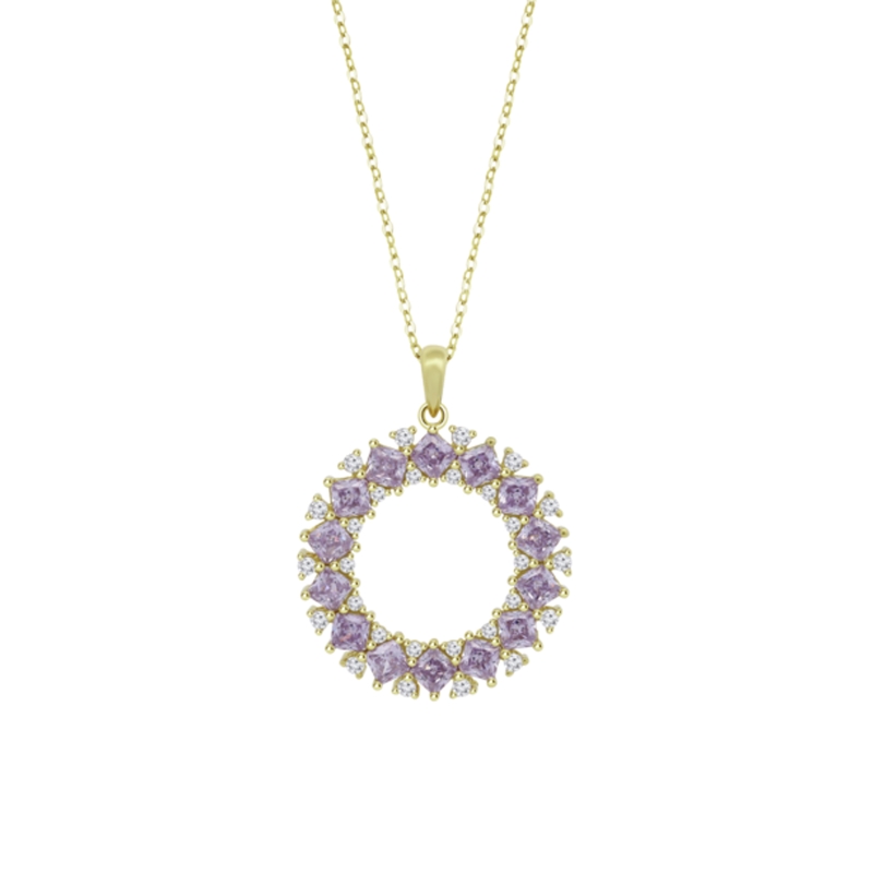 Collar Lotus Silver Plata y circonita LP3838-1/2