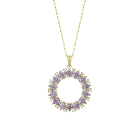 Collar Lotus Silver Plata y circonita LP3838-1/2