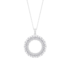 Collar Lotus Silver Plata y circonitas LP3838-1/1