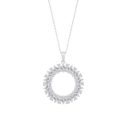 Collar Lotus Silver Plata y circonitas LP3838-1/1