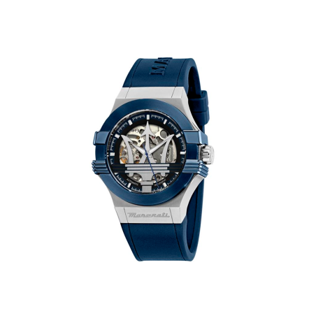 Reloj Maserati Hombre Potenza Azul y Plateado R8821108050