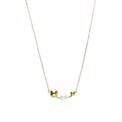 Gargantilla Oro 18k y perla "Kai"